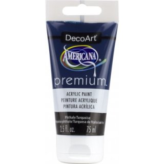 DecoArt Americana Premium Acrylic Paint - Phthalo Turquoise