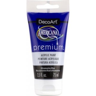 DecoArt Americana Premium Acrylic Paint - Ultramarine Blue