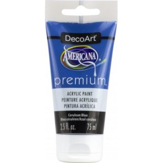 DecoArt Americana Premium Acrylic Paint - Cerulean Blue