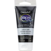 DecoArt Americana Premium Acrylic Paint - Carbon Black