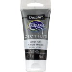DecoArt Americana Premium Acrylic Paint - Dark Grey Value 3