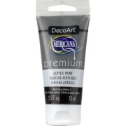 DecoArt Americana Premium Acrylic Paint - Dark Grey Value 3