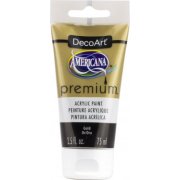 DecoArt Americana Premium Acrylic Metallic Paint - Gold