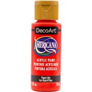DecoArt Americana Acrylic Paint - Tiger Lily
