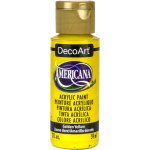 DecoArt Americana Acrylic Paint - Golden Yellow