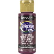 DecoArt Americana Acrylic Paint - Cranberry Wine (Transparent)