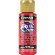 DecoArt Americana Acrylic Paint - True Red