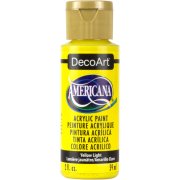 DecoArt Americana Acrylic Paint - Yellow Light