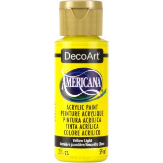 DecoArt Americana Acrylic Paint - Yellow Light