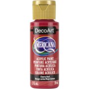 DecoArt Americana Acrylic Paint - Cherry Red