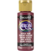 DecoArt Americana Acrylic Paint - Napa Red