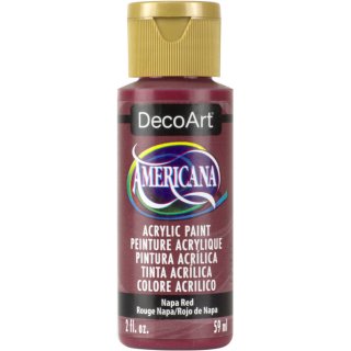 DecoArt Americana Acrylic Paint - Napa Red