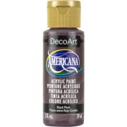 DecoArt Americana Acrylic Paint - Black Plum