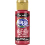 DecoArt Americana Acrylic Paint - Primary Red