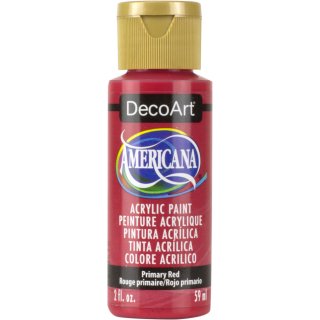 DecoArt Americana Acrylic Paint - Primary Red