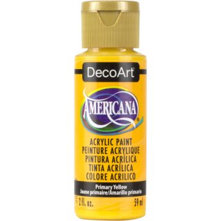 DecoArt Americana Acrylic Paint - Primary Yellow