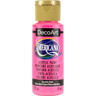 DecoArt Americana Acrylic Paint - Electric Pink