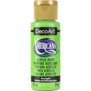 DecoArt Americana Acrylic Paint - Sour Apple
