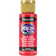 DecoArt Americana Acrylic Paint - Red Alert