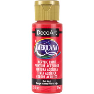 DecoArt Americana Acrylic Paint - Red Alert