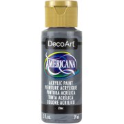 DecoArt Americana Acrylic Paint - Zinc