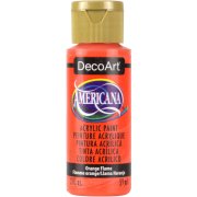 DecoArt Americana Acrylic Paint - Orange Flame
