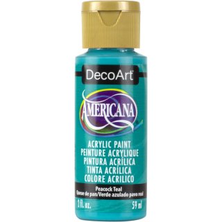 DecoArt Americana Acrylic Paint - Peacock Teal