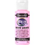DecoArt Americana Neon Lights Fluorescent Acrylic Paint - Pink Explosion