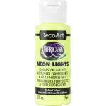 DecoArt Americana Neon Lights Fluorescent Acrylic Paint - Radiant Yellow