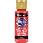 DecoArt Americana Acrylic Paint - Scarlet