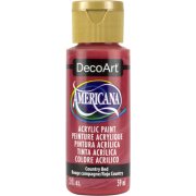 DecoArt Americana Acrylic Paint - Country Red