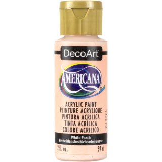 DecoArt Americana Acrylic Paint - White Peach