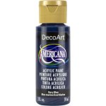 DecoArt Americana Acrylic Paint - Navy Blue (Transparent)