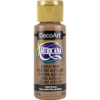 DecoArt Americana Acrylic Paint - Sable Brown