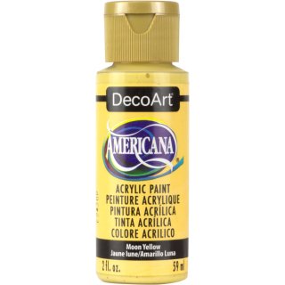 DecoArt Americana Acrylic Paint - Moon Yellow