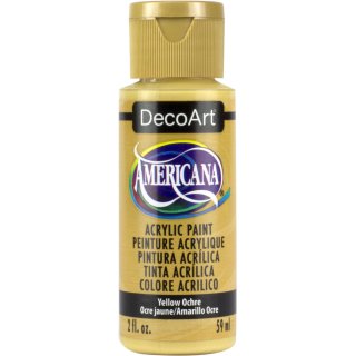 DecoArt Americana Acrylic Paint - Yellow Ochre