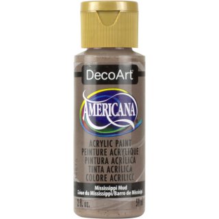 DecoArt Americana Acrylic Paint - Mississippi Mud