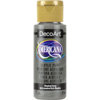 DecoArt Americana Acrylic Paint - Neutral Grey (Toning)