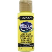 DecoArt Americana Acrylic Paint - Lemon Yellow (Transparent)