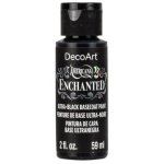 DecoArt Americana Enchanted Paint - Ultra Black Basecoat