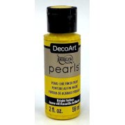 DecoArt Americana Pearls - Bright Yellow
