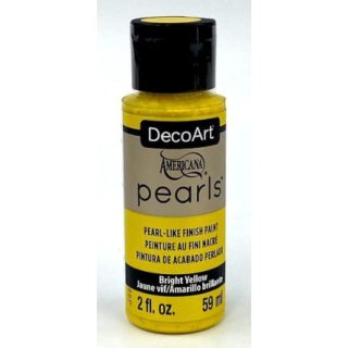 DecoArt Americana Pearls - Bright Yellow