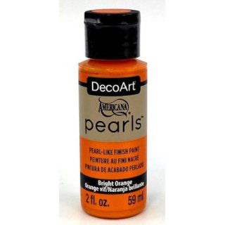 DecoArt Americana Pearls - Bright Orange