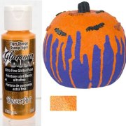 DecoArt Glamour Dust Paint - Tiger Orange