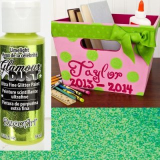 DecoArt Glamour Dust Paint - Limelight