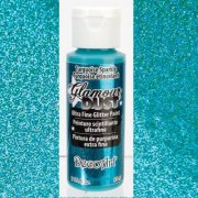 DecoArt Glamour Dust Paint - Turquoise Sparkle