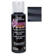 DecoArt Glamour Dust Paint - Black Ice