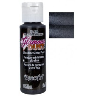DecoArt Glamour Dust Paint - Black Ice