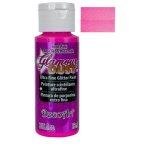 DecoArt Glamour Dust Paint - Neon Pink