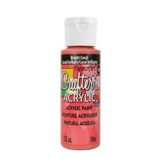 DecoArt Crafter's Acrylic Paint - Bright Coral